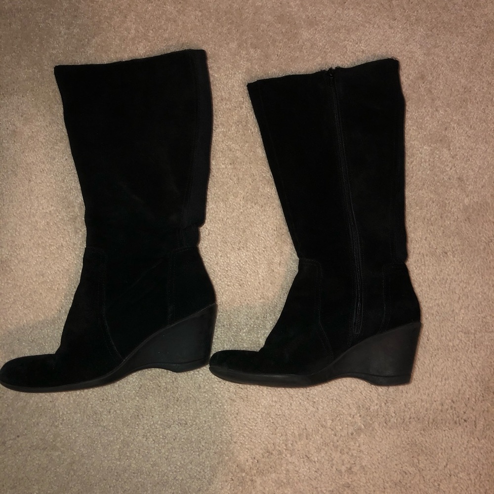 Suede Naturalizer Wide Calf Boots